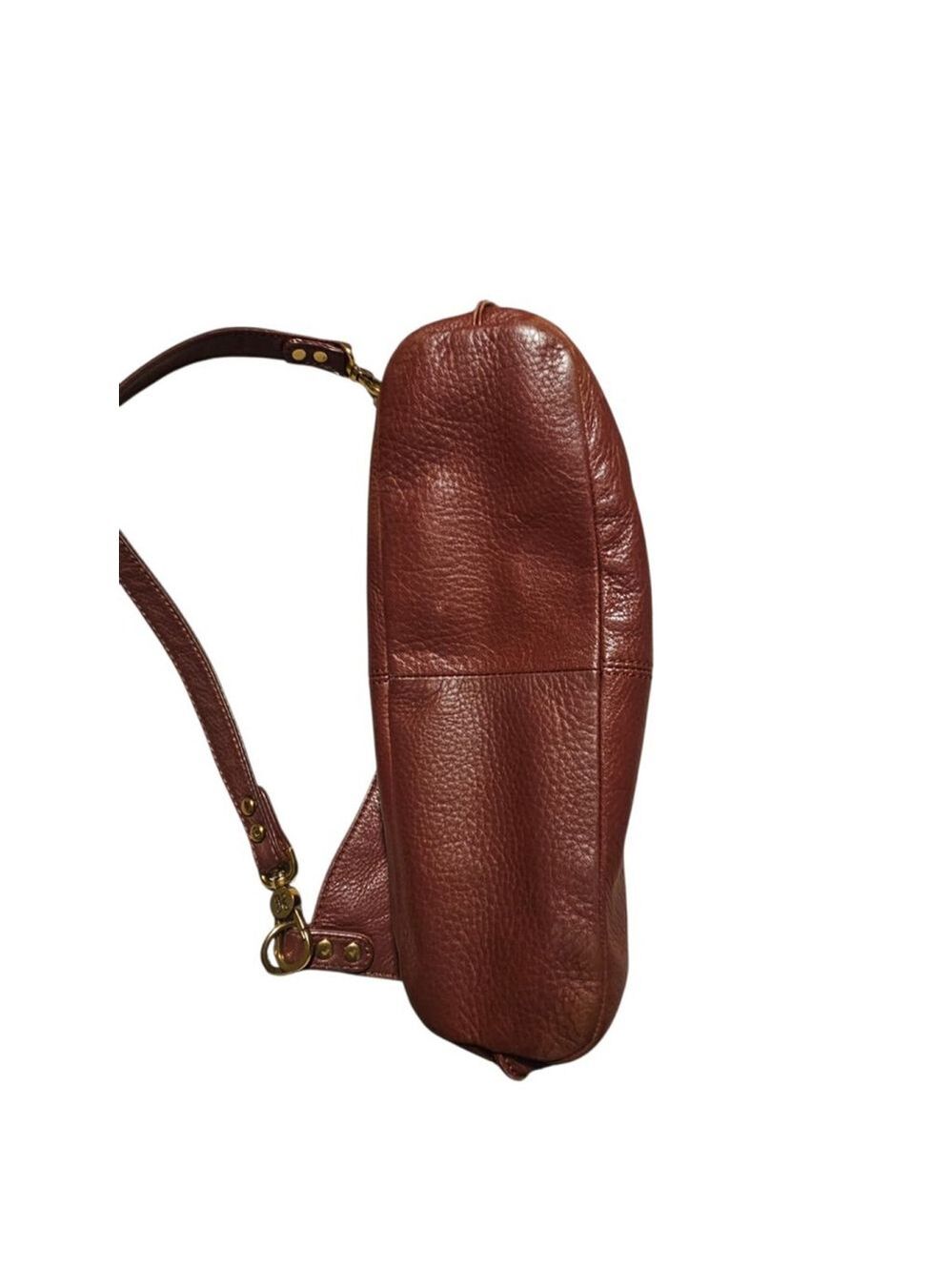 Hobo Brown Leather Shoulder Bag One Size - Picture 8 of 16